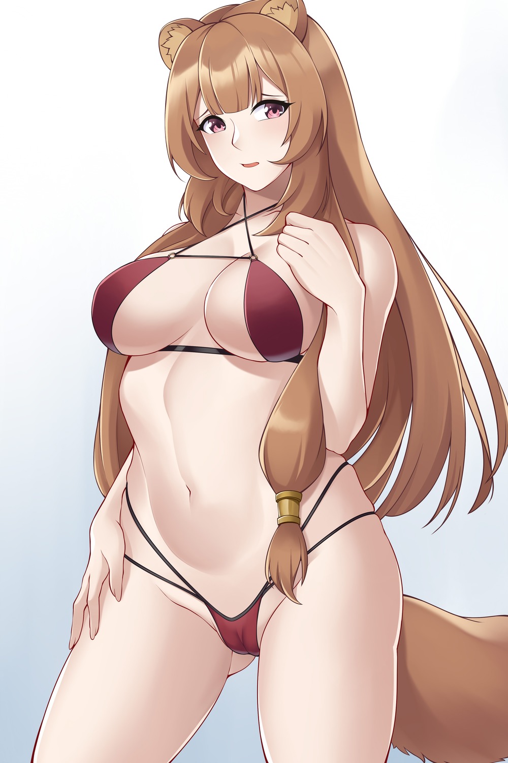 aslindsamure, big breasts, breasts, female, female only, racoon girl, raphtalia, solo female, tate no yuusha no nariagari, the rising of the shield hero