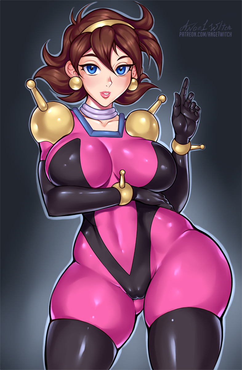 1girls 2020 ange1witch arm_under_breasts big_breasts blue_eyes bodysuit breasts brown_hair cameltoe clothed_female curvaceous female female_focus female_only g_gundam gundam human large_breasts light-skinned_female light_skin looking_at_viewer mobile_trace_suit nipples nipples_visible_through_clothing pilot_suit presenting rain_mikamura short_hair skin_tight solo solo_female solo_focus thick_thighs thunder_thighs wide_hips