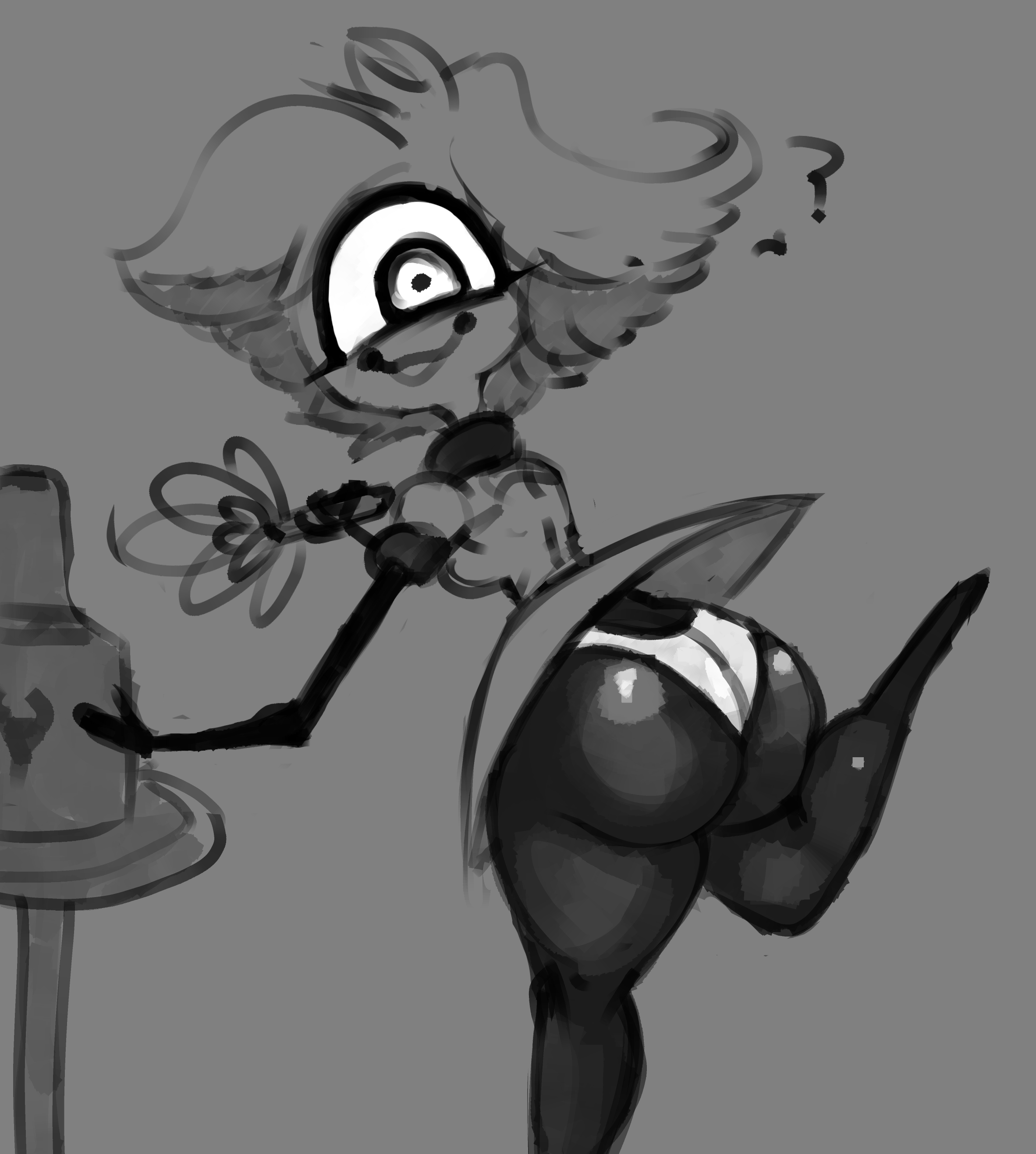 1girls, ass, black and white, bubble ass, bubble butt, female, hazbin hotel, huge ass, niffty, repomorame, shortstack, smooth skin, spindlehorse toons, tagme, vivienne medrano, vivziepop