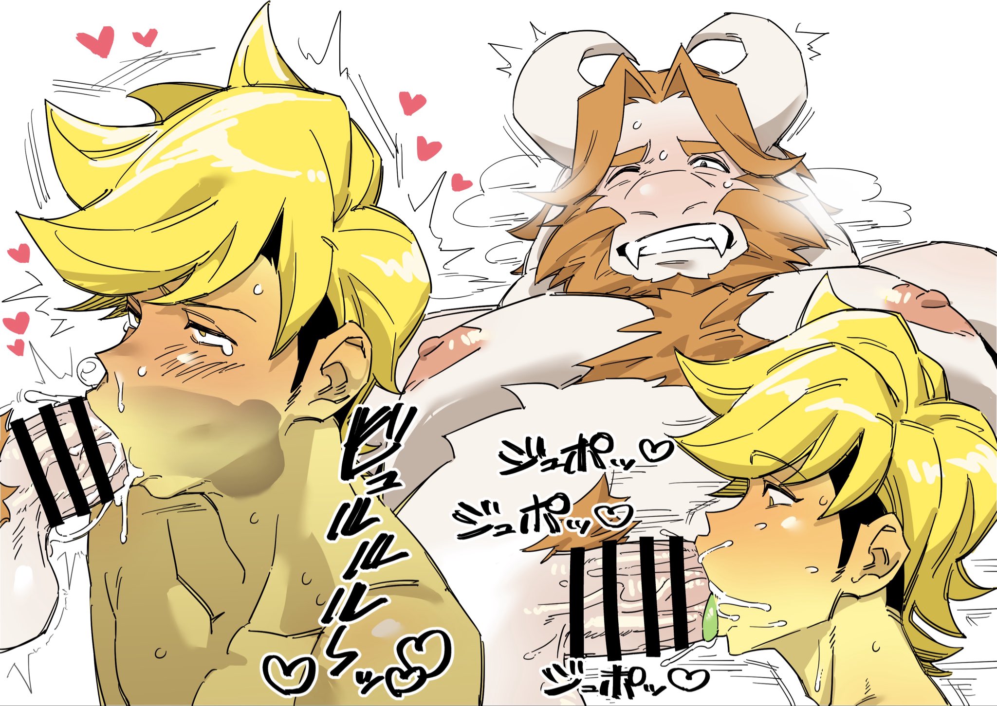 anthro, anthro male, anthro penetrating, anthro penetrating humanoid, anthro penetrating male, asgore dreemurr, asgore dreemurr (deltarune), beard, blowjob, blowjob face, blowjob only, censor bars, censored, cock, cock in mouth, crying, crying male, crying while penetrated, cum, cum drip, cum in mouth, cumming, cumming from blowjob, cumming from oral, cumming in mouth, cumming inside, cumming while penetrating, cumshot, curved horn, curved horns, deltarune, deltarune chapter 5, dick, dick in mouth, ears, erect penis, erection, facial hair, fat, fat tits, flowery, flowery (deltarune), furry, furry male, gay, golden hair, green tongue, heart, heart symbol, hearts around head, horn, horned humanoid, horns, huge breasts, humanoid, humanoid genitalia, humanoid penis, interspecies, interspecies fuck, interspecies sex, interspecies yaoi, large breasts, male, male only, male penetrated, male penetrating, male penetrating male, male/male, naked, naked male, nipples, nude, nude male, nudity, oral, oral insertion, oral penetration, oral sex, pathetic, pathetic male, penetration, penis, penis in mouth, rororo, sex, skinny, skinny male, sub on sub, sub top, submissive, submissive anthro, submissive femboy, submissive male, submissive top, submissive twink, sucking, sucking cock, sucking dick, sucking penis, sweat, sweatdrop, sweating, sweating male, tears, tears of pleasure, twink, twink penetrated, vein, veins, veins on cock, veins on dick, veins on penis, veiny penis, white body, white fur, yaoi, yellow body, yellow eyes, yellow hair