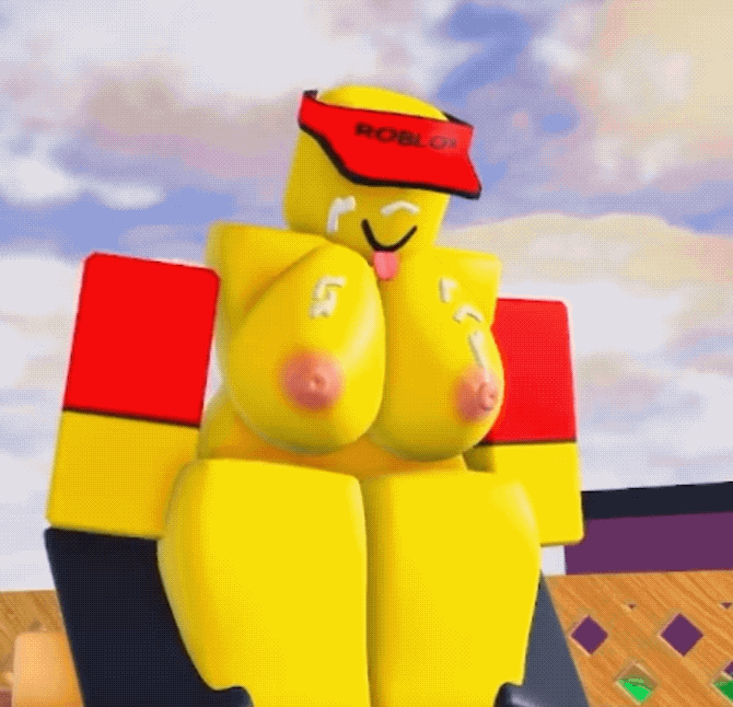 1boy 1girls 3d animated animated_gif artist_request breasts cap cum_on_breasts cum_on_face elliot_(forsaken) elliot_(work_at_a_pizza_place) female forsaken_(roblox) genderswap gif hat male out_of_frame_male outside pizza_delivery red_sleeves red_visor roblox roblox_condo roblox_game robloxian rule_63 sleeves tagme tongue_out unknown_male visor visor_cap work_at_a_pizza_place yellow_body