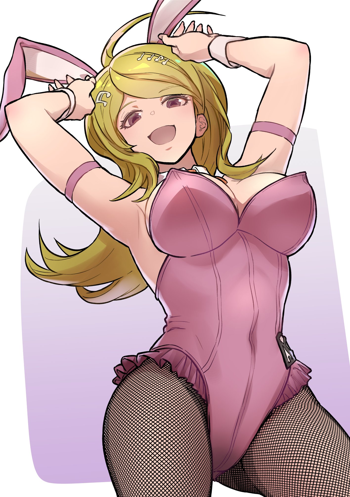 akamatsu kaede, bunny ears, bunnysuit, danganronpa, danganronpa (series), danganronpa v3, danganronpa v3: killing harmony, female, female only, tagme, tsunemi aosa, youko-shima