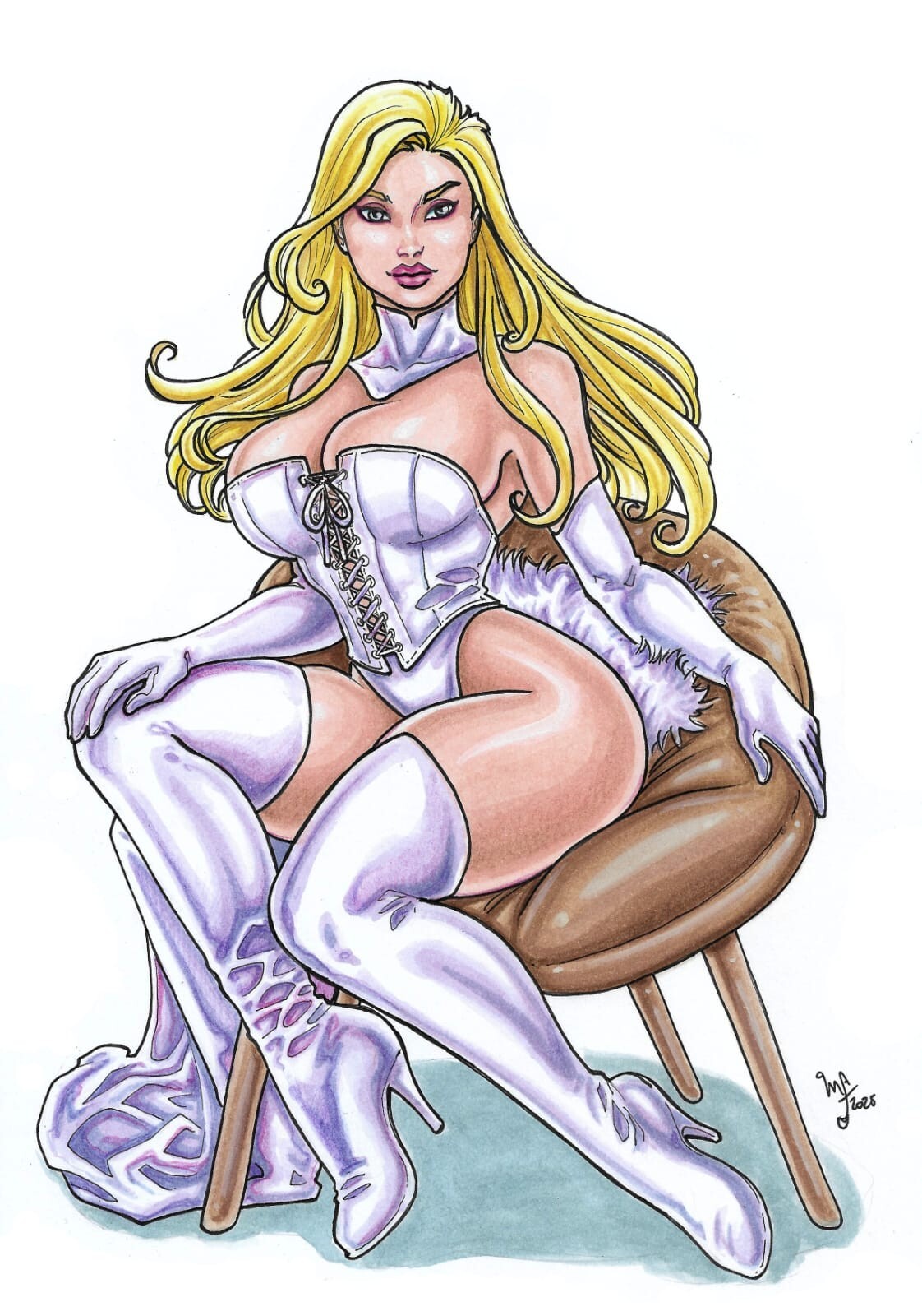 Emma Frost (Hellfire Club) Rule 34 Image