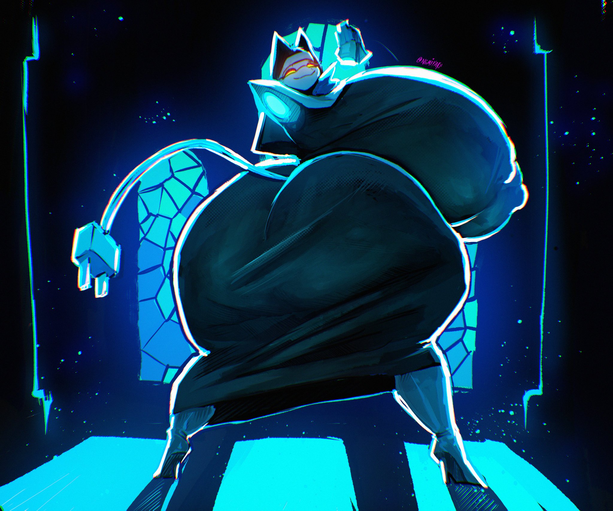 1girl, 1girls, big ass, big breasts, breasts, cat ears, curvy, deltarune, deltarune chapter 5, female, furry, huge ass, huge breasts, nemiyakii, nun, nun outfit, tagme, tasque manager (deltarune), tasque manager (nun), thick thighs, tight clothing, voluptuous, voluptuous female