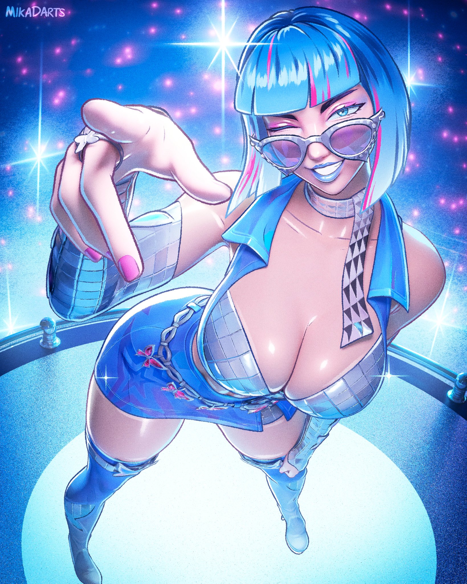 3d, absurd res, asian, big breasts, mikadawn, solo
