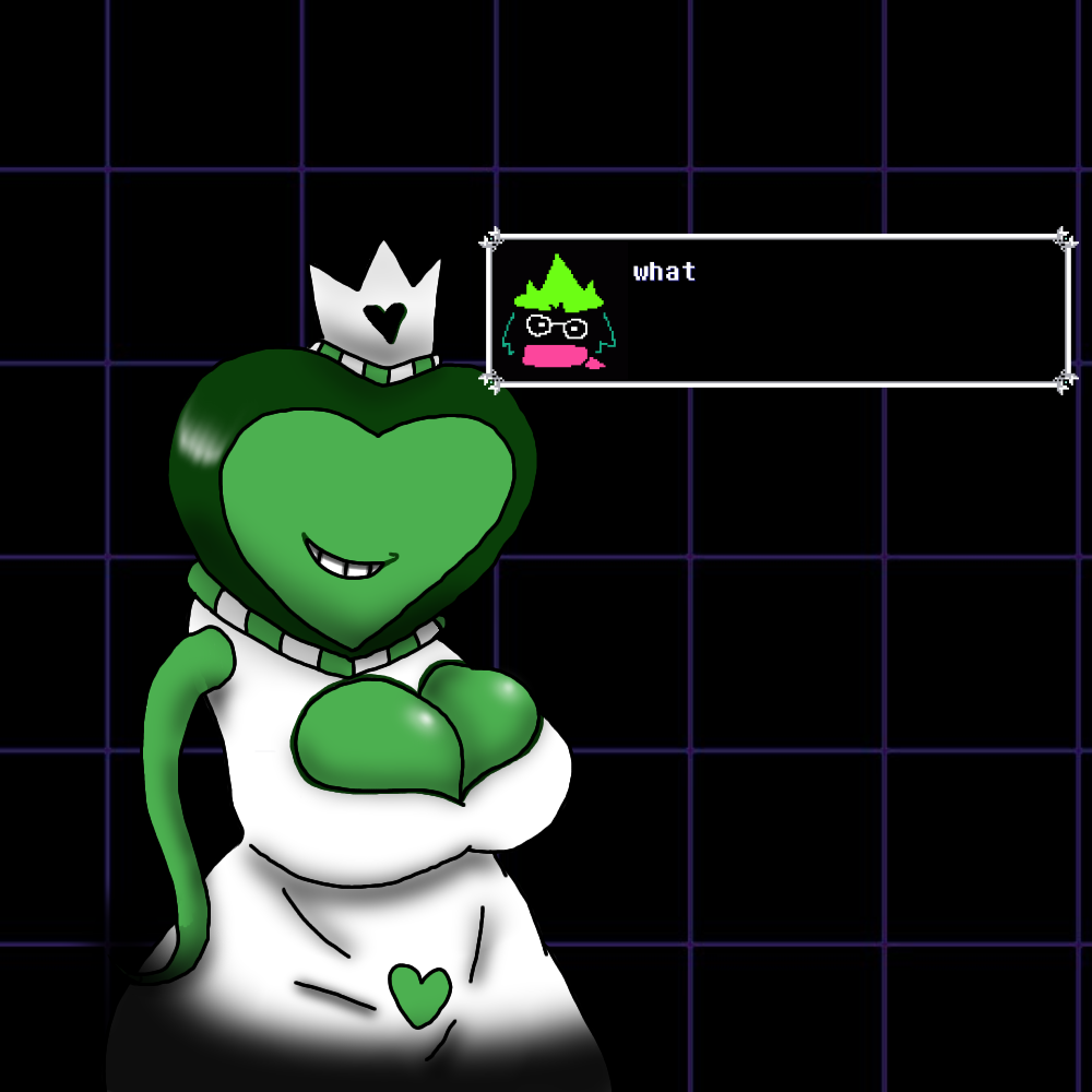 anthro breasts clothed clothing darkner deltarune female hathy hathy_(deltarune) heart humanoid large_breasts male monster no_eyes ralsei smile tentacle