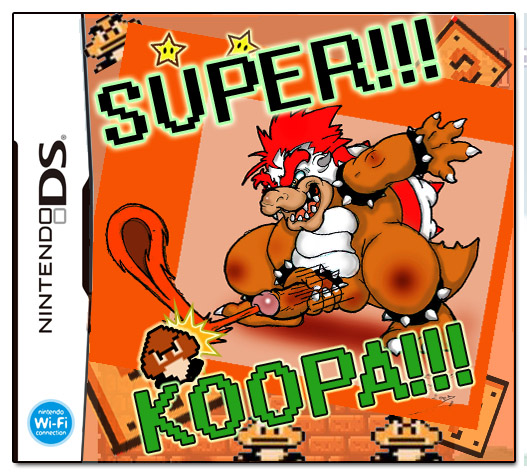 bowser box_art fake_cover game_cover goomba male_only mario_(series) neokat nintendo nintendo_ds starman_(mario) straight_hair super_mario_bros. tagme