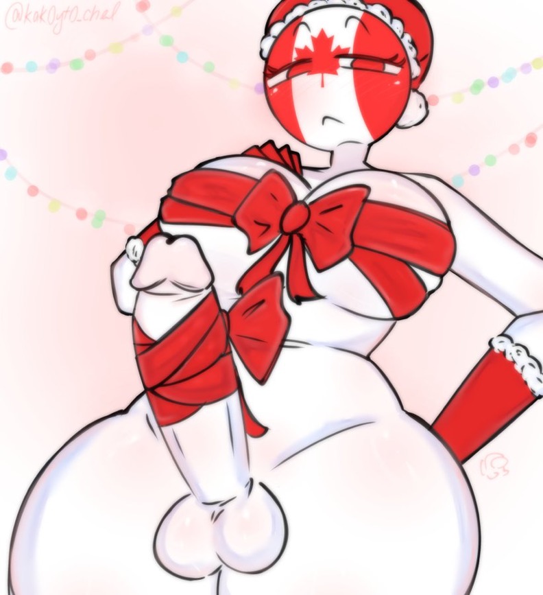 1futa :< apathetic areolae balls better_version_at_source big_breasts big_penis breasts canada_(countryhumans) christmas countryhumans countryhumans_girl erection futa_only futanari half-closed_eyes holidays humanoid humanoid_penis kak0yt0_chel low-angle_view lowres nipples nude penis ribbon ribbon_on_penis ribboned_body santa_hat solo solo_futa standing thick_thighs wide_hips