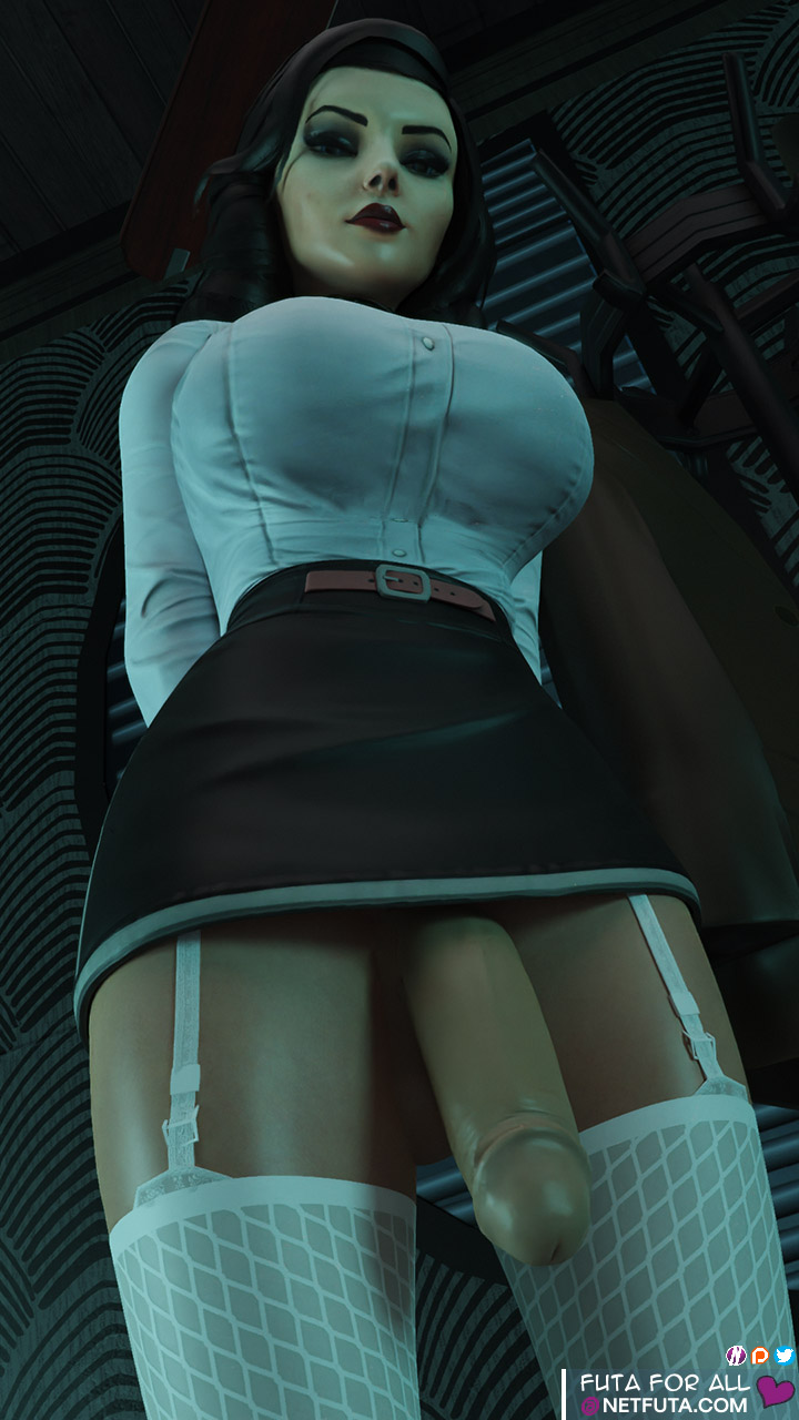 1futa 3d 3d_(artwork) 9:16 athletic_futanari balls balls_under_clothes bioshock bioshock_infinite black_hair blender bottomless_skirt breasts burial_at_sea dress elizabeth_comstock fishnet_stockings futa futa_only futa_sans_pussy futanari hands_behind_back huge_cock human intersex large_breasts lipstick makeup mascara miniskirt netfuta penis penis_out penis_under_clothes penis_under_skirt pov pov_eye_contact pragma_(filmmaker) presenting presenting_penis realistic render short_hair skirt smirk solo solo_futa stockings tease testicles