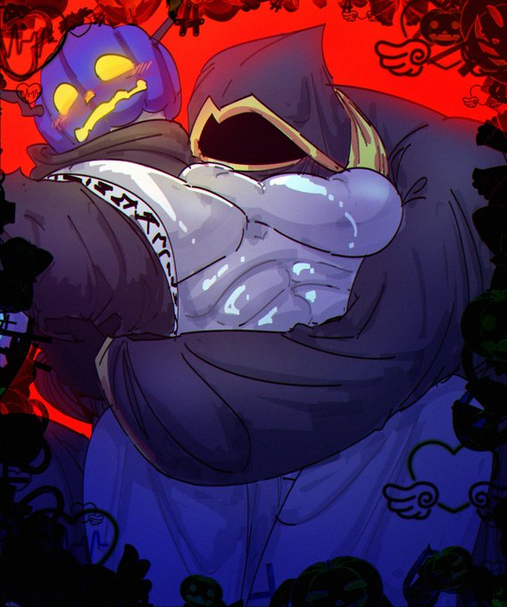2boys, artist request, blush, breasts, dusekkar (forsaken), forsaken (roblox), gay, hugging, male, man titties, roblox, roblox game, robloxian, tagme, taph (forsaken)