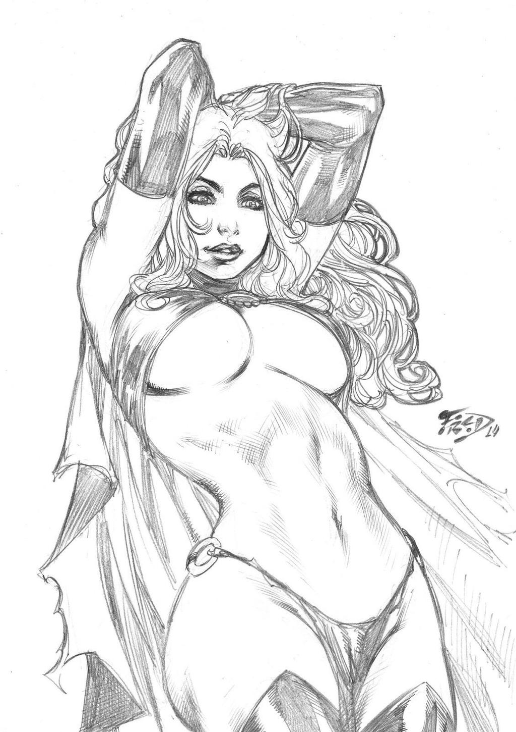 1girls 2014 arms_behind_head belly black_and_white bocas_top cape ed_benes_studio female female_only fit fit_female fred_benes goblin_queen_(x-men) human human_only light-skinned_female light_skin loincloth long_gloves madelyne_pryor marvel marvel_comics monochrome navel presenting revealing_clothes skimpy solo thighhighs torn_cape underboob x-men