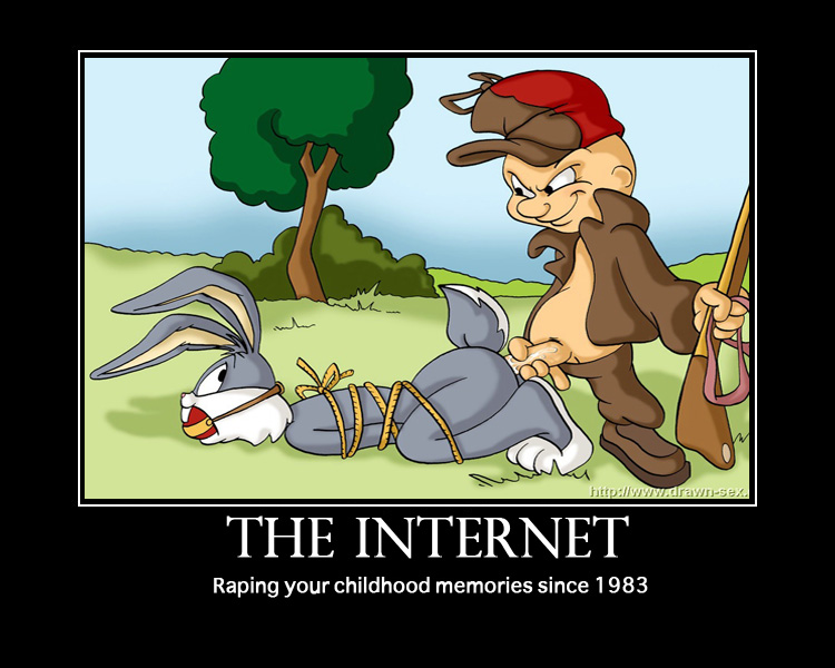 anal anthro bugs_bunny drawn-sex.com elmer_fudd fur furry human looney_tunes male male_only mammal meme motivational_poster multiple_males rabbit smooth_skin tagme yaoi