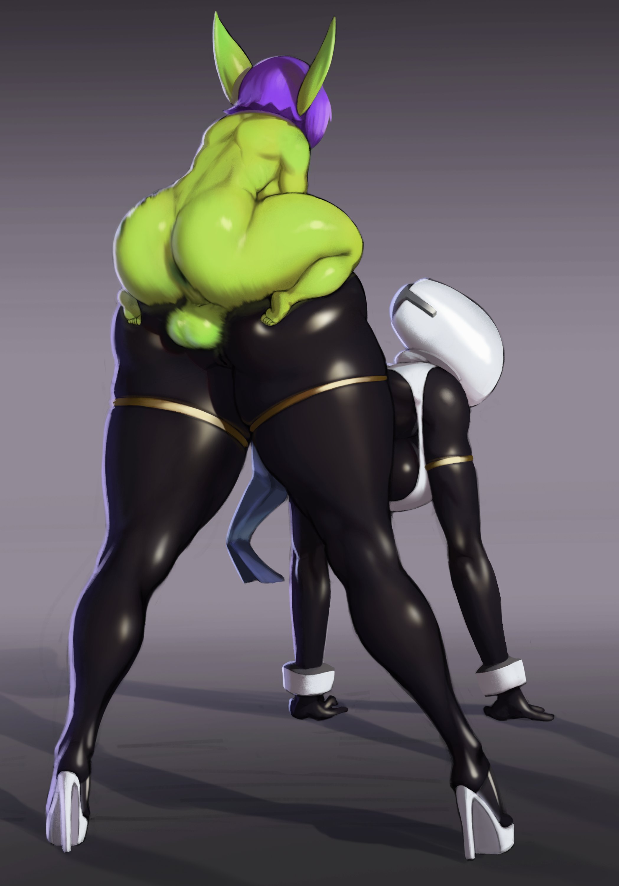 1futa, 1girls, artificer (risk of rain), ass, balls, big ass, big breasts, breasts, dickgirl, erection, female, femsub, futa on female, futadom, futanari, intersex, large breasts, larger female, motion blur, motion lines, mounted, mounting, penis, perching position, popogori, risk of rain, risk of rain 2, sex, size difference, small dom big sub, smaller futa, testicles