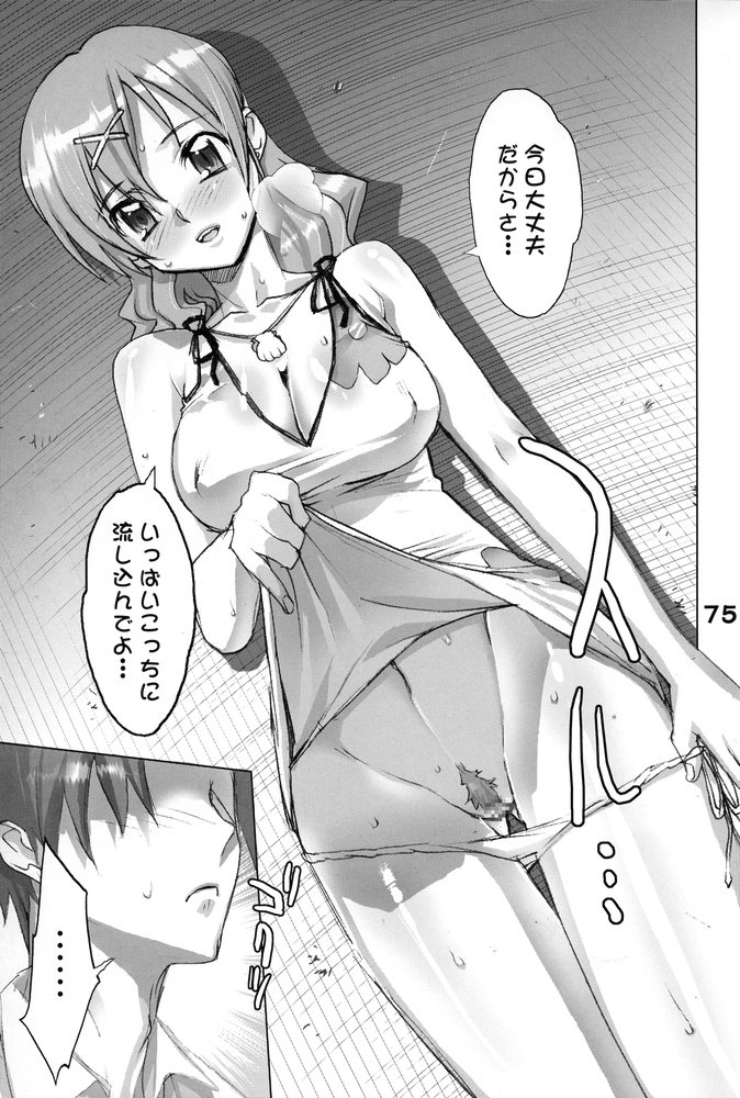 breasts clothing comic dress dress_lift female hanon_hosho mermaid_melody_pichi_pichi_pitch monochrome panties pubic_hair tagme translation_request