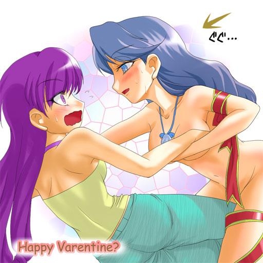 caren clothing mermaid_melody_pichi_pichi_pitch noel purple_hair tagme valentine's_day