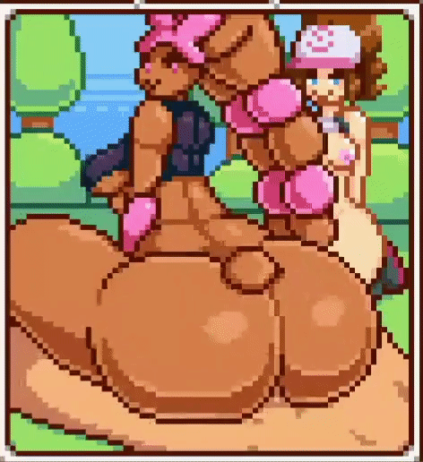 1boy, 2girls, ambiguous penetration, anal, anal sex, animated, anthro, ass, balls, being watched, bottomless, bouncing ass, breasts, bubble ass, bubble butt, countmoxi, cowgirl position, edited, female, gif, hilda (pokemon), huge ass, human, larger female, loop, lopunny, male, male human/female anthro, male human/female pokemon, masturbation, mega evolution, mega lopunny, muscular, muscular back, nipples, penis, pixel art, pokémon (species), pokemon, pokemon (species), reverse cowgirl position, sentones, shiny pokemon, shirt up, size difference, smaller male, smile, thick thighs, underboob