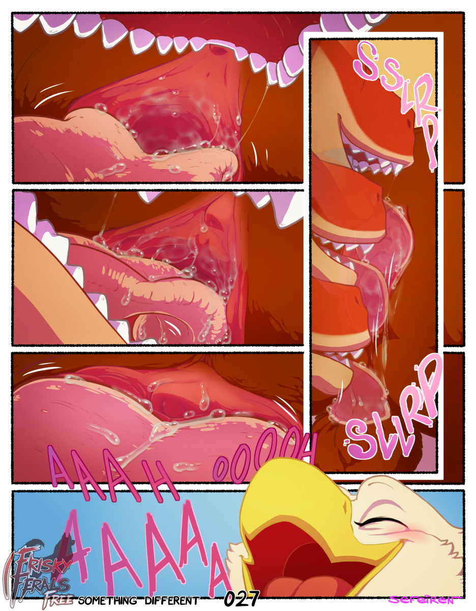 avian beak blush bodily_fluids brown_body brown_fur clitoris closed_eyes comic conditional_dnp cunnilingus digital_media_(artwork) dragon duo english_text eyelashes feathers female feral frisky_ferals fur genital_fluids gryphon hi_res kindle licking male mythological_avian mythology open_mouth oral outside page_27 pussy_juice red_body red_scales saliva scales scalie sefeiren sex sky something_different text thistle_(sefeiren) tongue tongue_out urethra vaginal_penetration white_body white_feathers