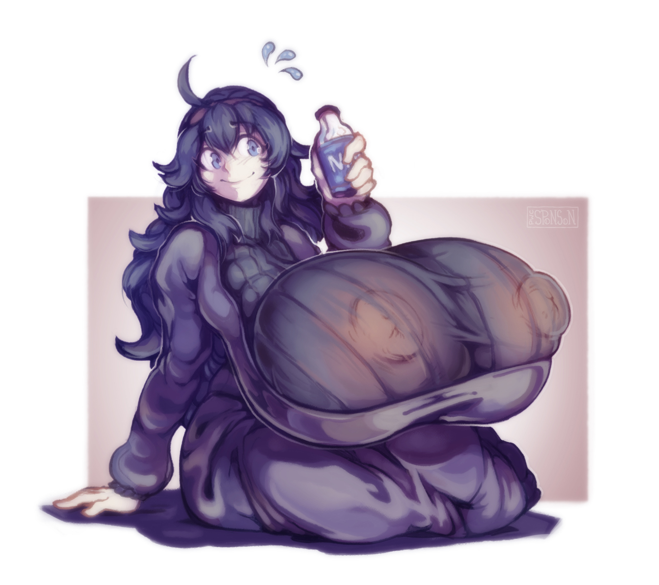 1girls, areolae, breasts, erect nipples, female, female only, gigantic breasts, hex maniac, hyper breasts, nintendo, nipples, pokemon, pokemon xy, pwcsponson, solo, solo female