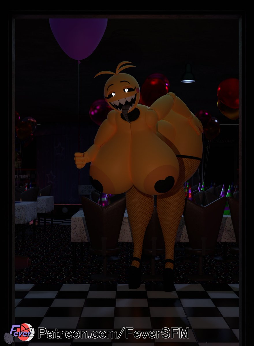 3d 3d_(artwork) animatronic anthro areola areolae ass ass_bigger_than_head avian balloon bedroom_eyes big_ass big_breasts big_thighs bird black_sclera blush blush_stickers breasts busty camel_toe casual casual_nudity chicken clothing covered_nipples covered_pussy curvy digital_media_(artwork) female female_only feversfm five_nights_at_freddy's five_nights_at_freddy's_2 footwear fur furry galliform gallus_(genus) gigantic_ass gigantic_breasts gigantic_thighs huge_ass huge_breasts huge_thighs legwear looking_at_viewer machine narrowed_eyes nipple_pasties nude orange_areola pasties phasianid pose robot robot_girl scottgames seductive sfm sharp_teeth smile solo solo_female tagme teeth thick_hips thick_thighs thighs toy_chica_(cyanu) toy_chica_(fnaf) white_eyes