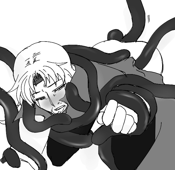 hokuto_no_ken male male_only tagme tentacle tentacle_on_male toki_(hokuto_no_ken)