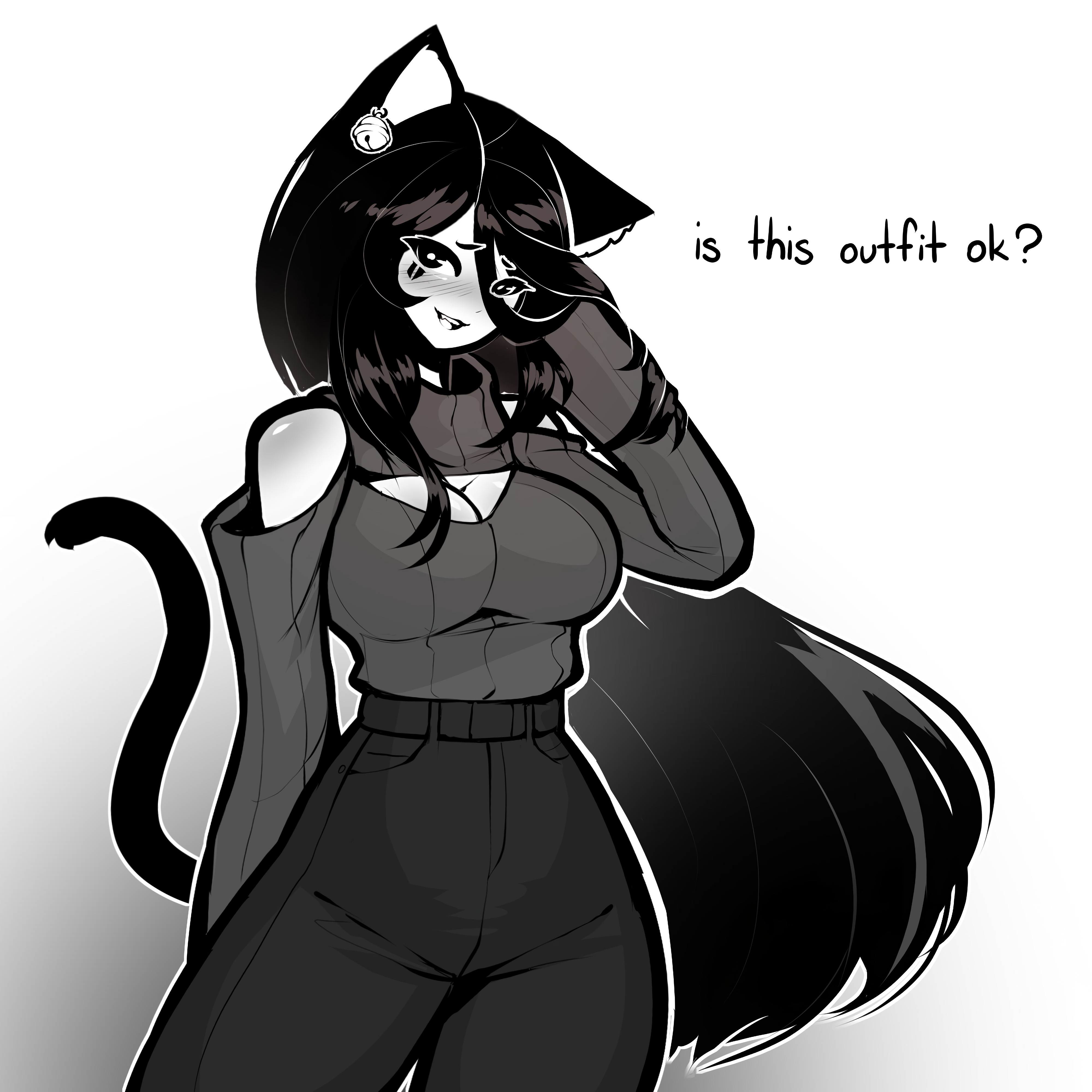 cat ears, catte (tekona), female, female only, solo female, tagme, tekona