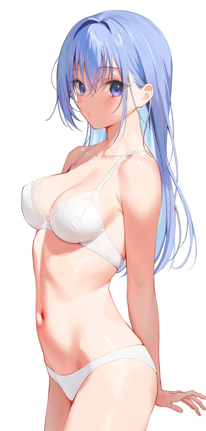 1girls arms_behind_back bare_arms bare_back bare_belly bare_chest bare_hands bare_hips bare_legs bare_midriff bare_navel bare_shoulders bare_skin bare_thighs bare_torso belly belly_button bent_wrist blue_eyebrows blue_eyes blue_eyes_female blue_hair blue_hair_female blush blush_lines blushing_at_viewer blushing_female bra breasts busty busty_female busty_teen cleavage collarbone dot_nose embarrassed embarrassed_female embarrassed_nude_female exposed exposed_arms exposed_belly exposed_legs exposed_midriff exposed_shoulders exposed_thighs eyebrows_visible_through_hair female female_focus female_only fingers gin00 groin hair_between_eyes half_naked half_nude hands_behind_back high_resolution highres idolmaster idolmaster_shiny_colors large_breasts lean_body lean_figure legs legs_together light-skined_female light-skinned light-skinned_female light_skin light_skin_female light_skinned light_skinned_female long_hair looking_at_viewer looking_sideways looking_to_the_side naked naked_female naked_woman navel nude nude_female nudity panties shiny_belly shiny_hair shiny_legs shiny_shoulders shiny_skin shiny_thighs shoulders sideboob simple_background slender_body slender_waist slim_girl slim_waist solo standing suzuki_hana teen_girl teenage_girl teenager thick_thighs thighs thin_waist underwear underwear_only upper_body v-line white_background white_bra white_panties white_underwear