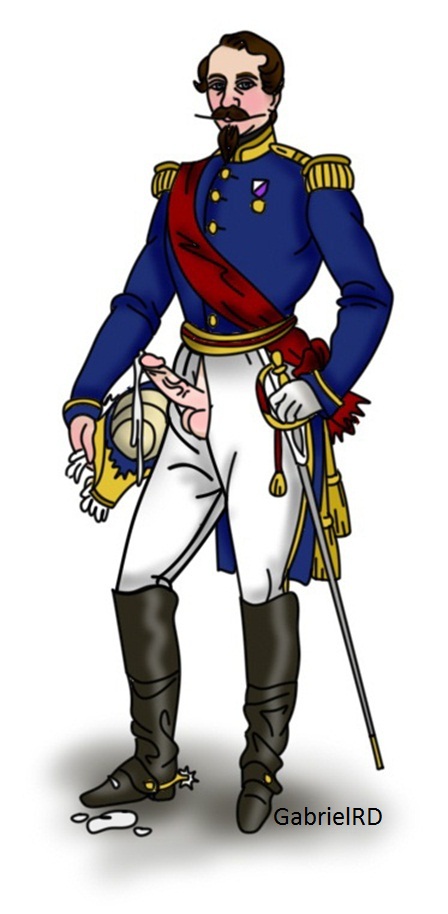 big_balls big_penis clothed clothing ejaculation emperor gabrielrd male male_only military military_uniform napoleon_iii royal royalty solo solo_male sword uniform veiny_penis