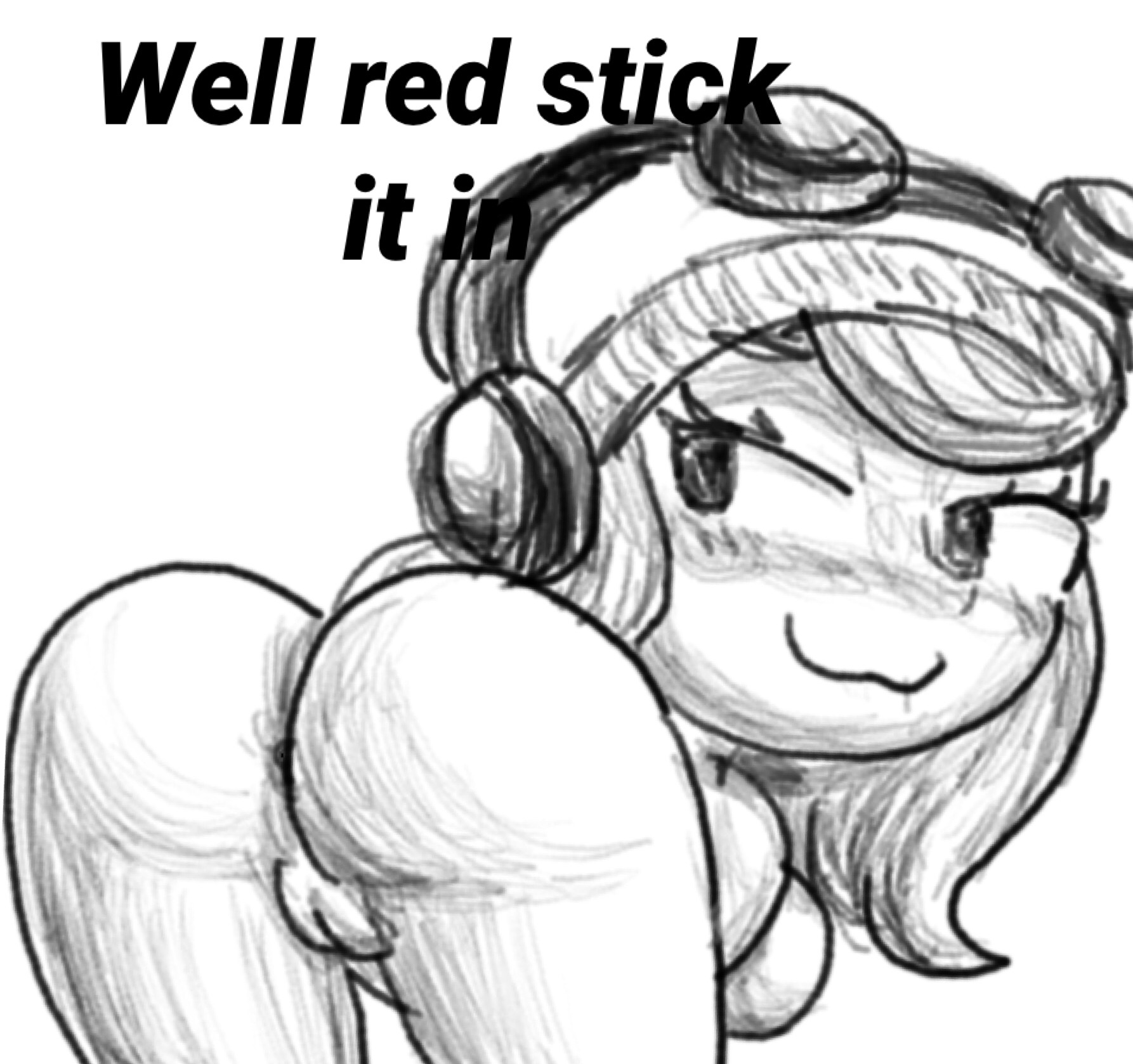 ass, ass focus, female, human meggy, inkling, looking back, meggy spletzer, owo, pussy, seductive smile, smg4, smg4 art, splatoon, sultry eyes