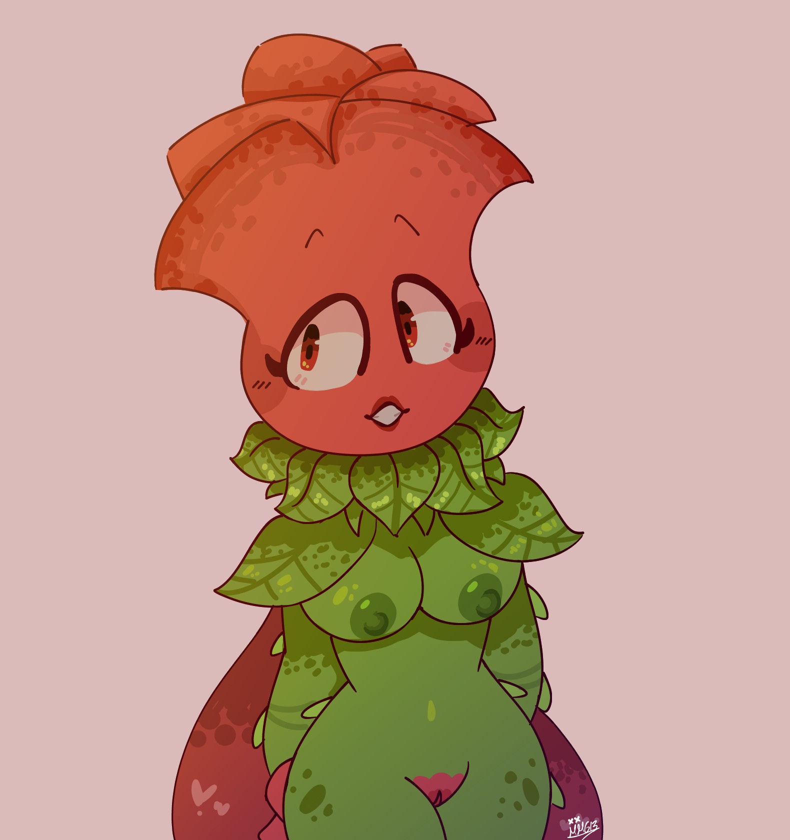breasts, female, plant, plantie, plants vs zombies, plants vs zombies: garden warfare, pussy, rose (pvz), video games