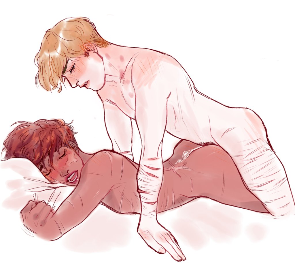 all for the game, anal sex, andrew minyard, ass, cum in ass, cum on ass, gay, hickey, male, neil josten, scars, scars all over, scars on arm, scars on thighs