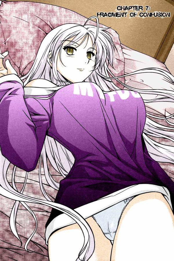 1girls breast busty female female_only long_hair natsume_maya panties silver_hair solo tagme tenjou_tenge voluptuous