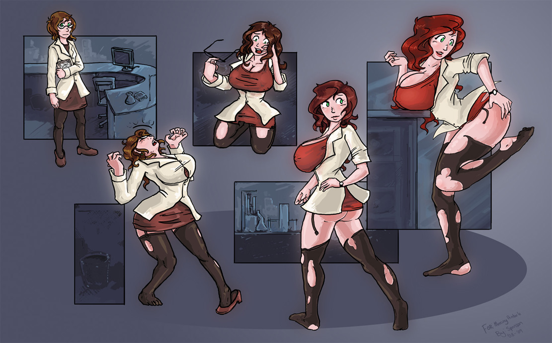 1girls, age progression, aged up, ass, ass expansion, breast expansion, breast growth, breast growth (enlargement), breasts, female, growth, original, original character, pwcsponson, tagme