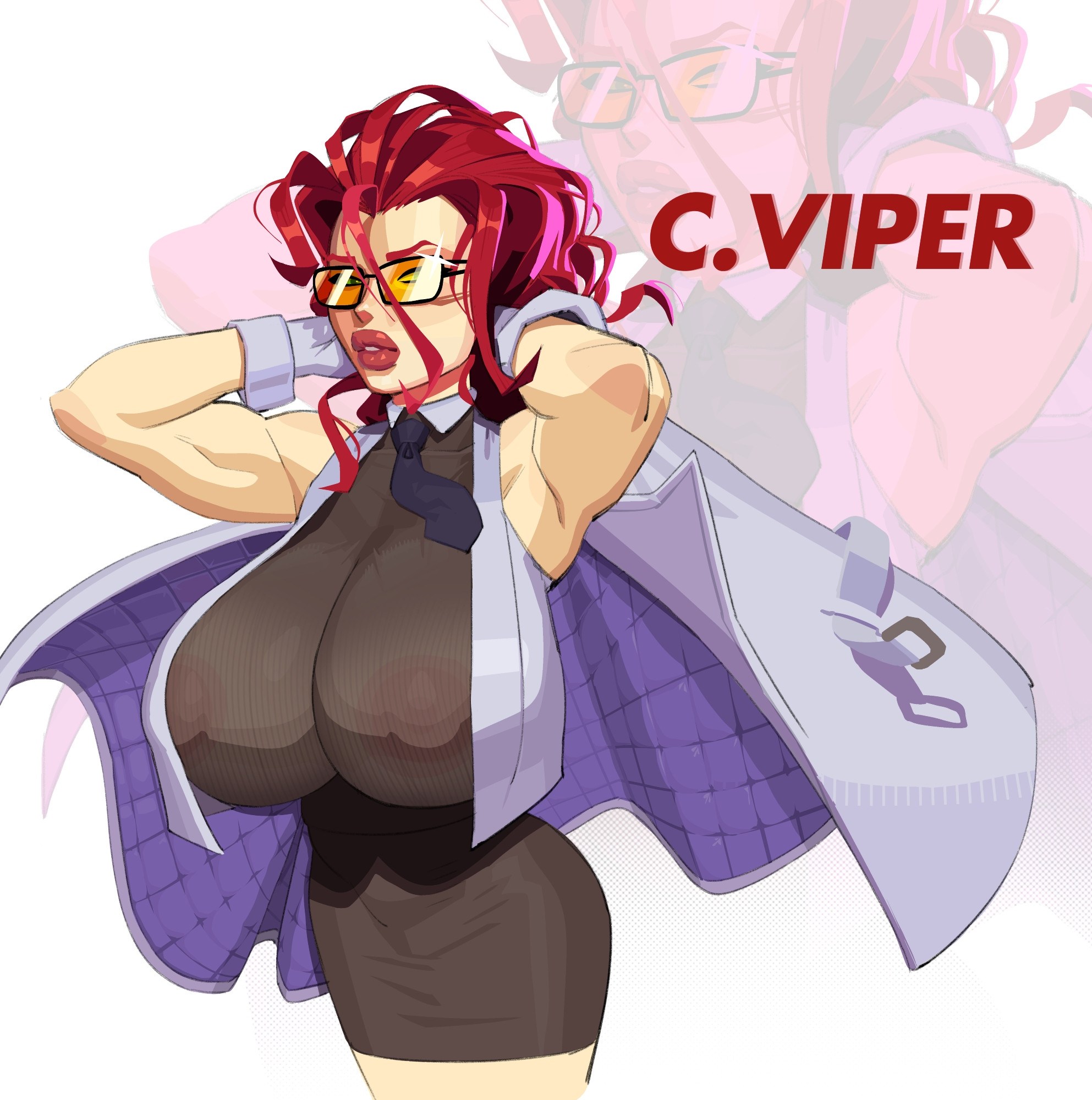 1girls, 2d, agent, breasts, capcom, crimson viper, female, female focus, female only, fit, fit female, huge breasts, mature, mature female, milf, red hair, researcher, street fighter, street fighter 6, tagme, tan skin, tan-skinned female, tanned female, tanned skin, tanned skinned female, tomboy milf, tomboyish, toned, toned female, whiteflagman