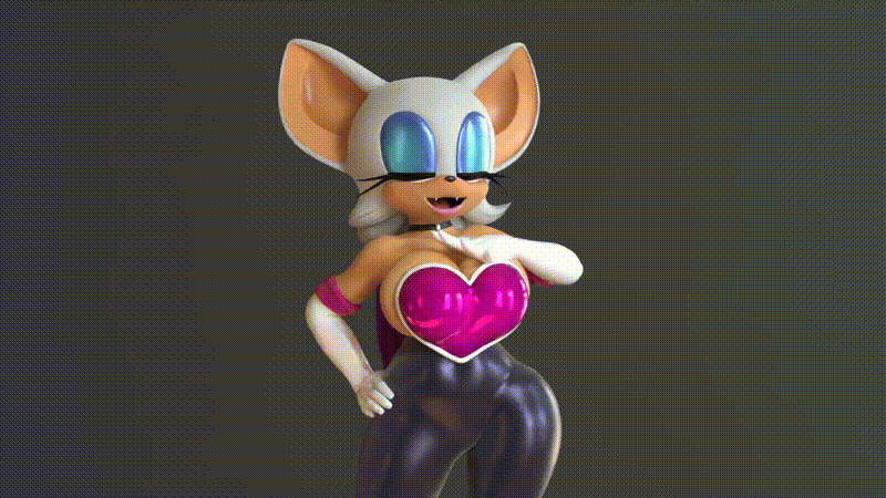 3d 3d_model animated bat_girl big_ass big_breasts female mobian mobian_(species) mobian_bat no_sound nottanj redmoa rouge_the_bat rouge_the_bat_(nottanj) sega sonic_(series) sonic_adventure_2 sonic_the_hedgehog_(series)