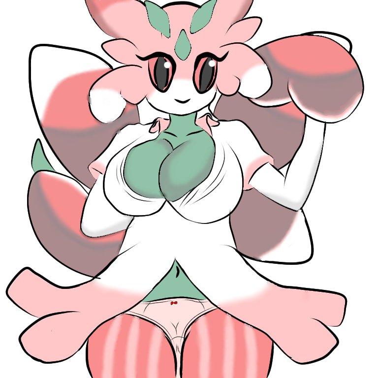 anthro kiut_arts lurantis pokémon_(species) pokemon tagme