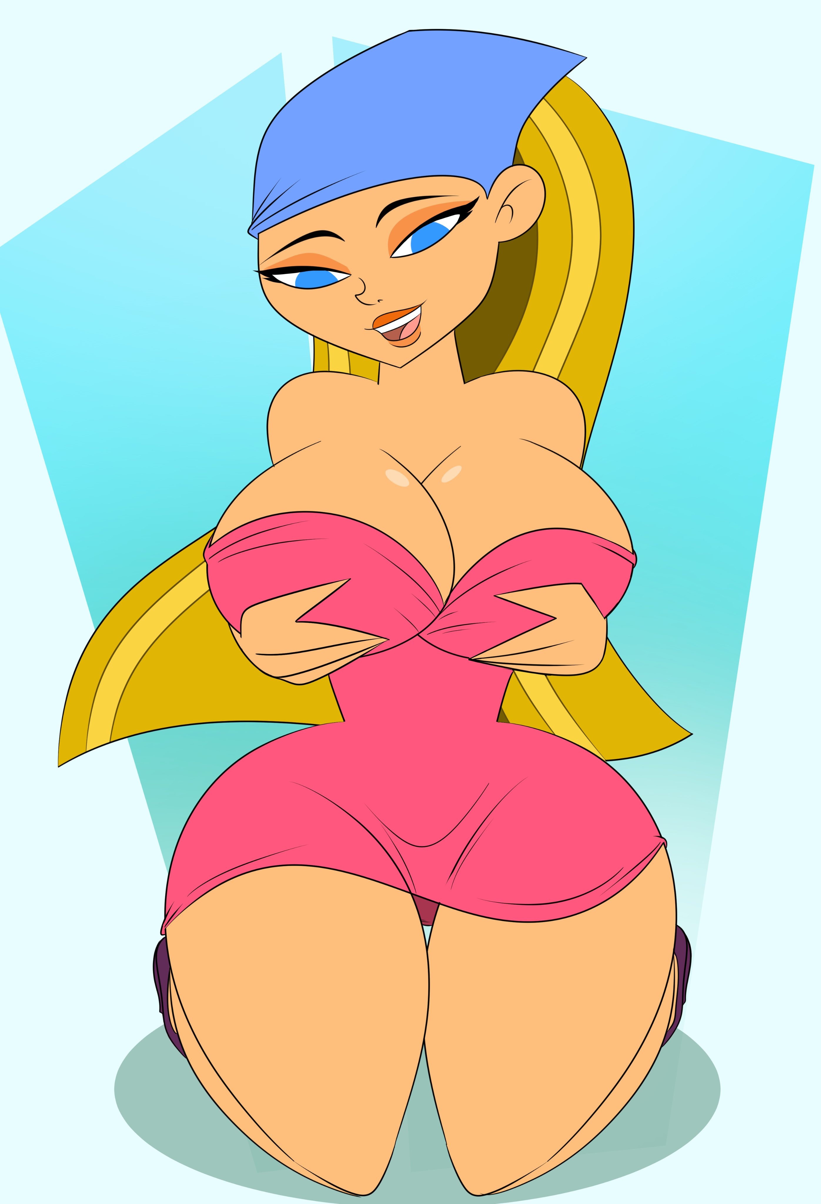 big breasts, breasts, female, female focus, female only, lindsay (tdi), solo, solo female, solo focus, sonson-sensei, total drama island