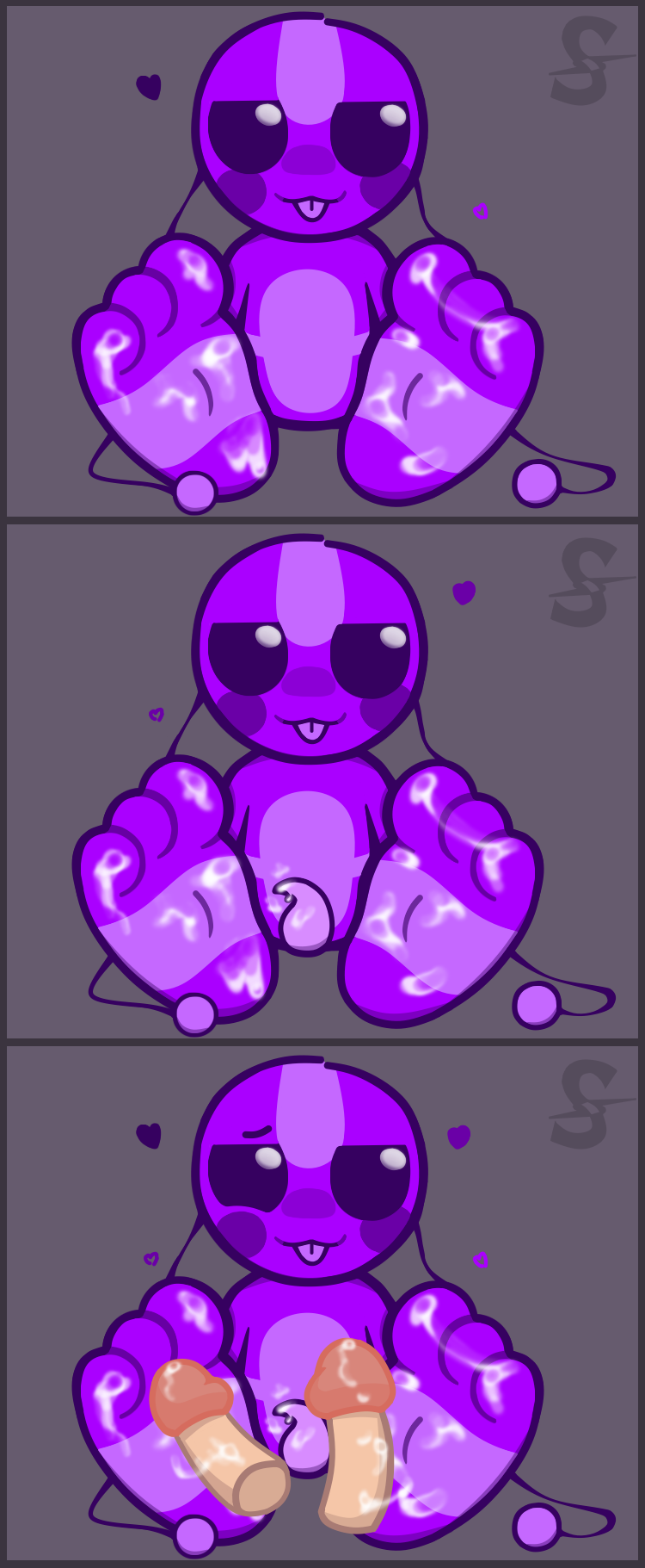 1girls 2024 2boys 3_toes after_footjob alien alien_girl alien_sona blush cum_on_feet cute digital_drawing_(artwork) double_footjob feet feet_focus female focus foot_fetish foot_focus footjob hearts_around_head male oc paint.net penis penises purple_skin salked simple_background simple_shading soles toes tongue_out watermark