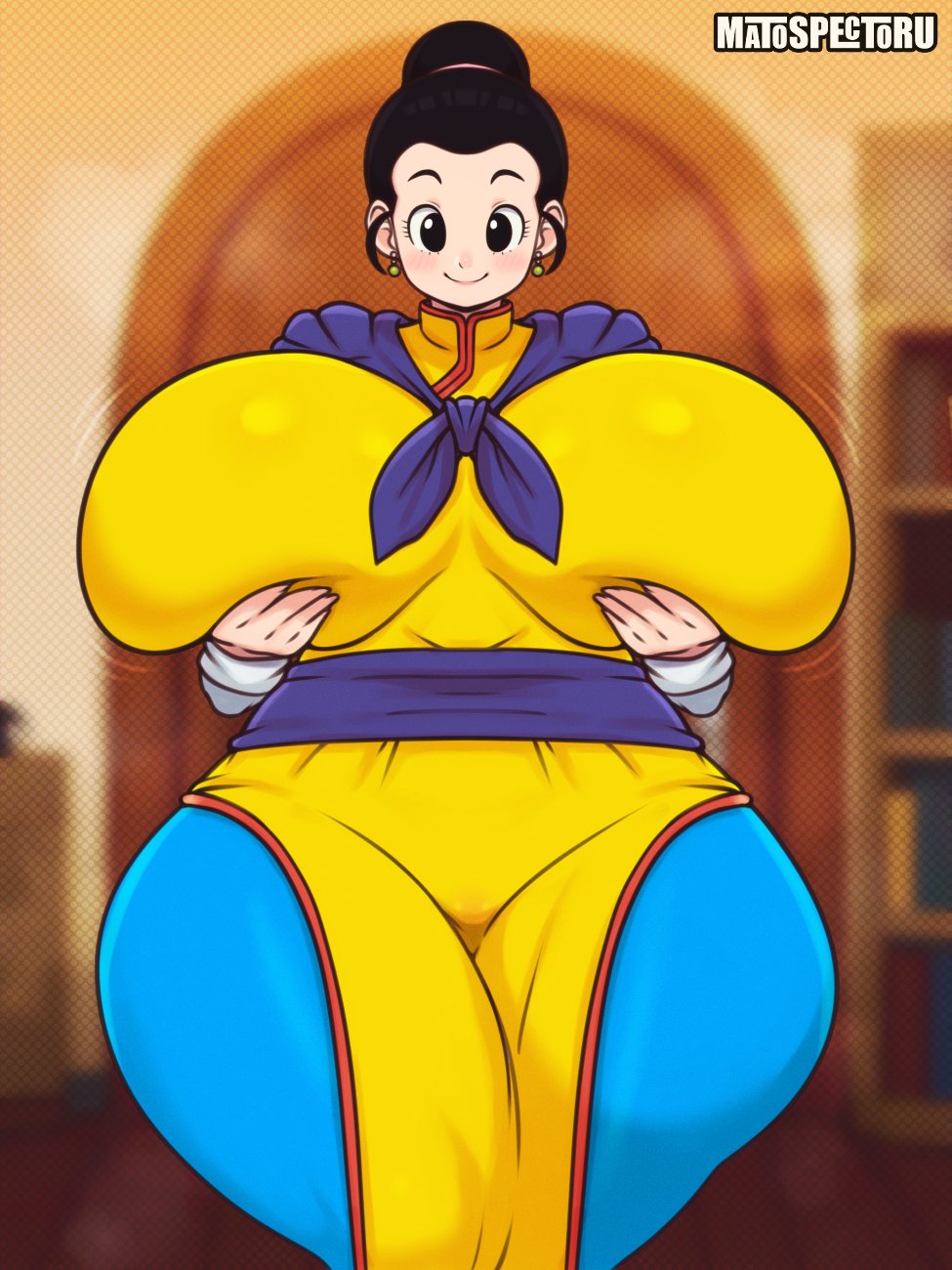 1female 1girls 2d artist_name ass big_ass big_breasts breasts chichi chichi_(majin_buu_saga) dragon_ball dragon_ball_super female female_only full_color fully_clothed matospectoru mature mature_body mature_figure mature_woman milf no_penetration solo solo_female tagme thick thick_ass thick_thighs thighs twitter_link wide_hips