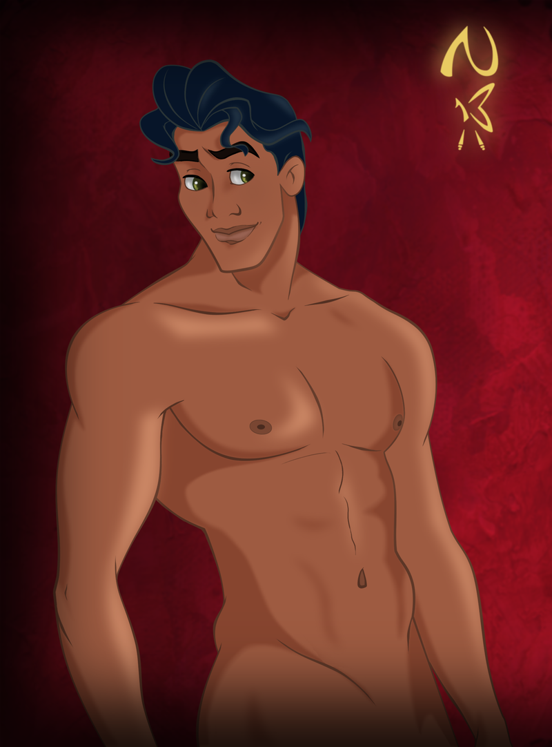 brown_skin disney human male male_only nipples nippy13 nude prince_naveen solo tagme the_princess_and_the_frog