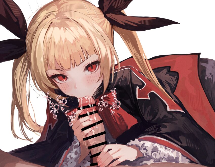 blazblue blowjob fellatio female rachel_alucard red_eyes tagme