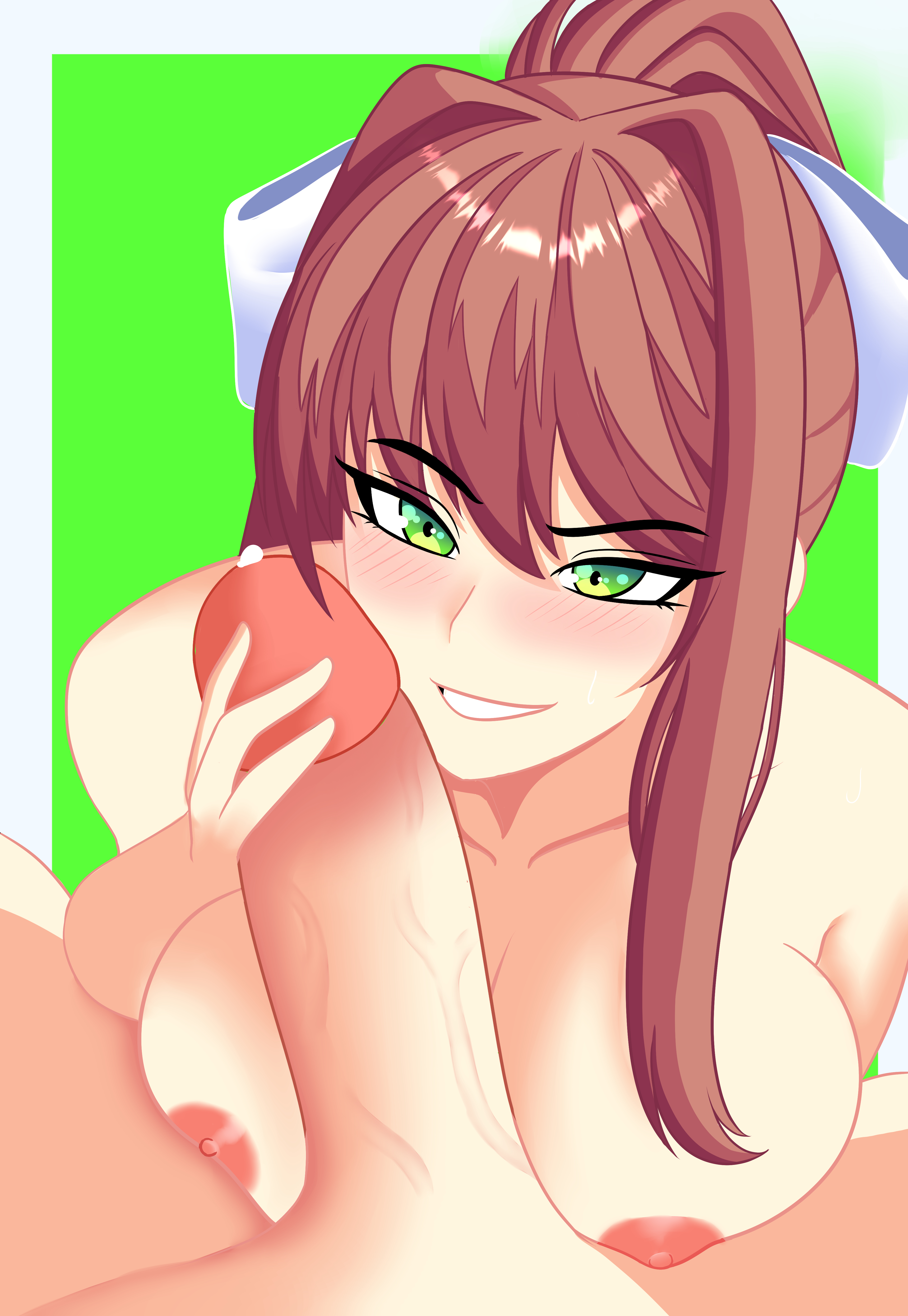 doki doki literature club, female, gabrielvizari, monika (doki doki literature club), tagme