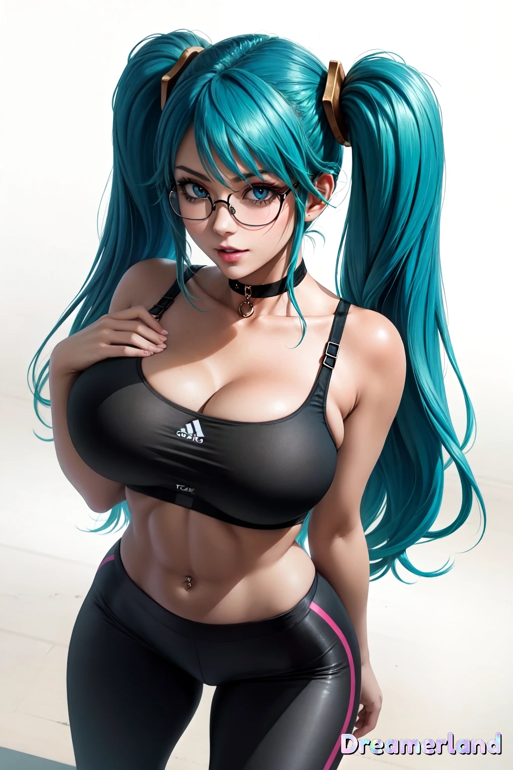 2d_(artwork) abdomen abdominals abs ai_generated anime anime_style bare_shoulders big_breasts blue_eyes breast_rest breasts breasts breasts choker clavicle crop_top cute eyes eyes_open female female_focus female_only fingers fit fit_female fitness focus fringe_hair from_above from_side glasses glasses_only hair hand_behind_back hand_on_breast hands-free hd hd_(traditional) high_resolution highres hourglass_figure league_of_legends league_of_legends:_wild_rift leggings lips long_hair looking_at_viewer midriff navel navel_piercing neck nose portrait pose posing posing_for_picture posing_for_the_viewer pov realistic riot_games round_breasts seducing seduction seductive seductive_body seductive_look seductive_pose seductive_smile serious shy sideboob simple_background sky4maleja slim_waist smile sona_buvelle sports_bra straight_hair thick_thighs twintails waist watermark white_background