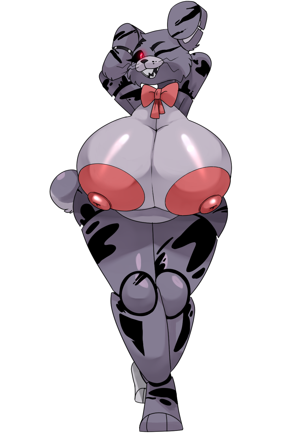 2020 2020s 2:3 alpha_channel animatronic anthro areola areolae arms_behind_head big_areola big_breasts big_nipples black_sclera bonnie_(fnaf) bow_tie bowtie breasts bunny_ears bunny_girl bunny_tail crossgender female female_focus female_only five_nights_at_freddy's five_nights_at_freddy's_4 fluffy fnaf fnaf_4 full_body fur furry furry_female furry_only genderswap genderswap_(mtf) hi_res huge_areolae huge_breasts huge_nipples lagomorph leporid looking_at_viewer machine mammal mtf_crossgender naked nic-m-lyc nightmare_bonnie nightmare_bonnie_(fnaf) nipples nude purple_body purple_fur rabbit red_bow_tie red_bowtie red_eyes robot rule63 rule_63 shiny_breasts shiny_skin solo solo_female solo_focus tail thick_thighs thighs tits video_games whiskers white_background wink winking winking_at_viewer