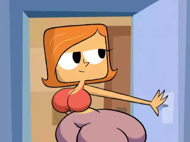 1girls big_ass big_breasts debbie_turnbull debs_turnbull edit female female_only illis jpeg_artifacts milf redhead robotboy screenshot_edit thick_outline