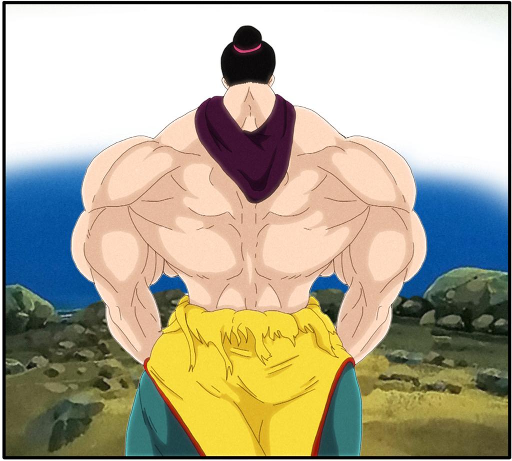 chichi dragon_ball dragon_ball_z extreme_muscles hyper_muscles miche-san muscular_back muscular_female