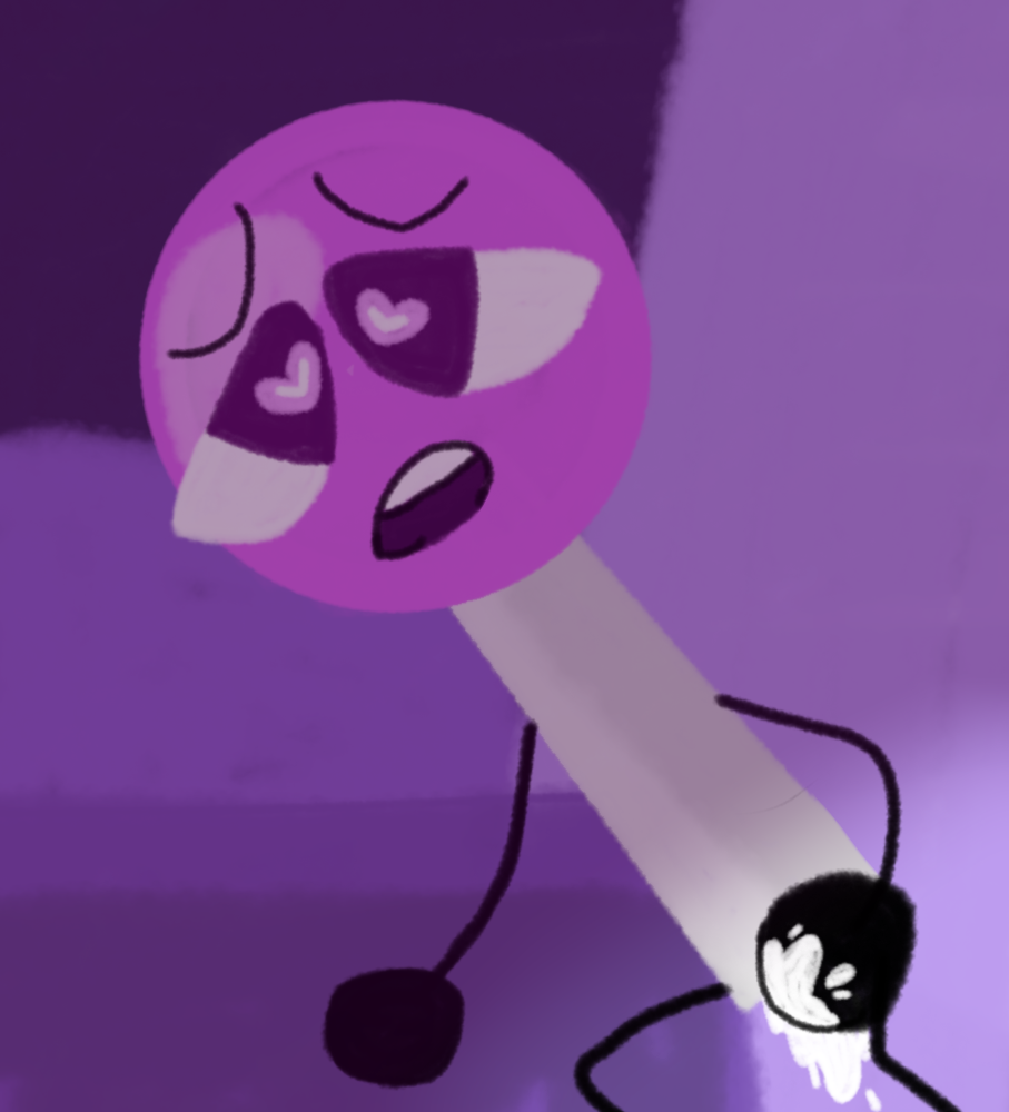 battle_for_bfdi battle_for_dream_island fingering lollipop_(bfdi) masturbation object_shows