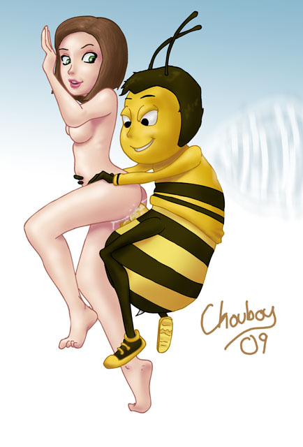 00s 1girls 2000s 2009 barry_b_benson bee bee_movie bob_cut chouboy dreamworks human insectophilia interspecies minigirl paramount_pictures stinger vanessa_bloome zoophilia