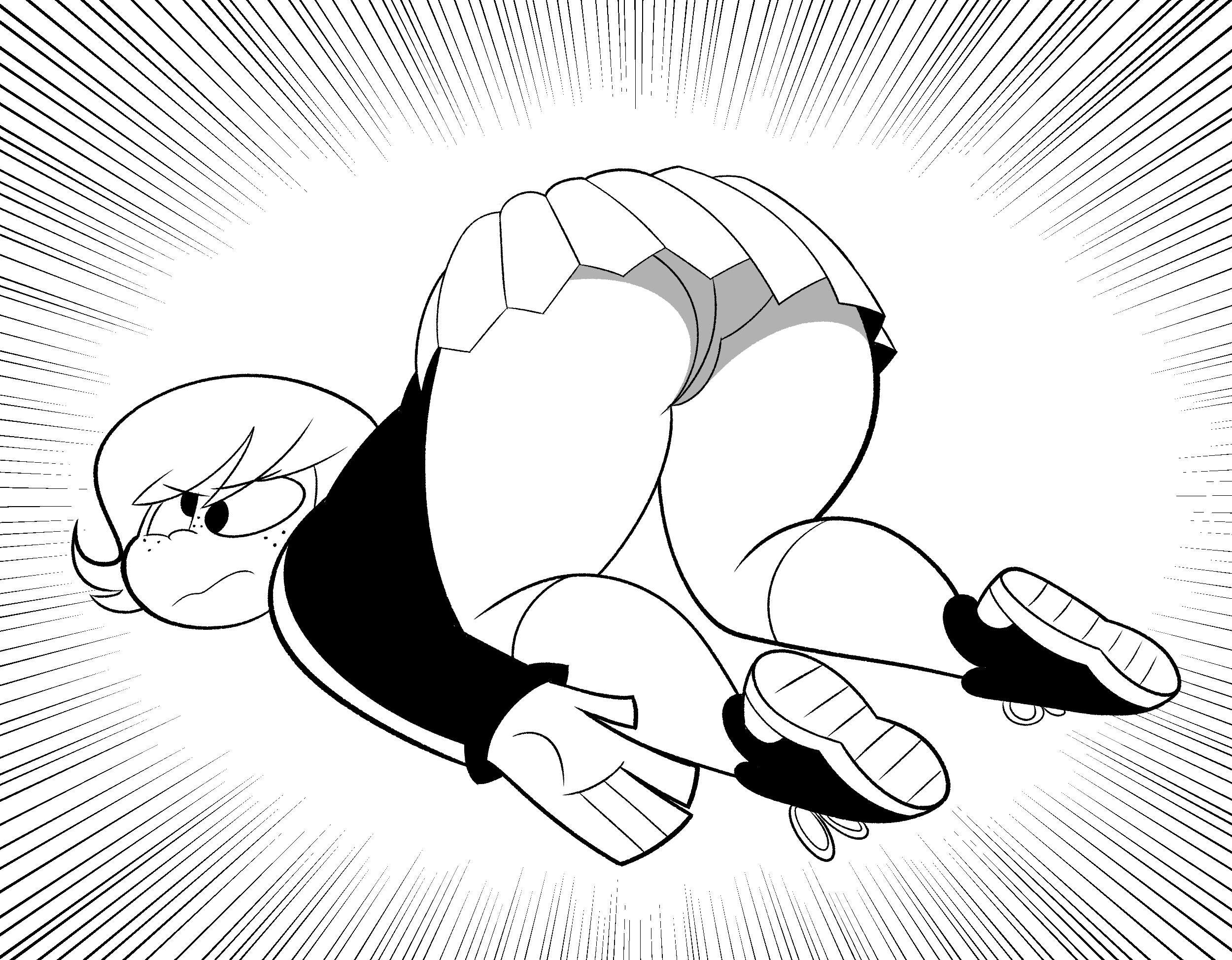 ass, big ass, cute, face down ass up, female, freckles, kim pine, oboithisisfunky, panties, pantsu, scott pilgrim, skirt, sneakers, tagme, top-down bottom-up, upskirt