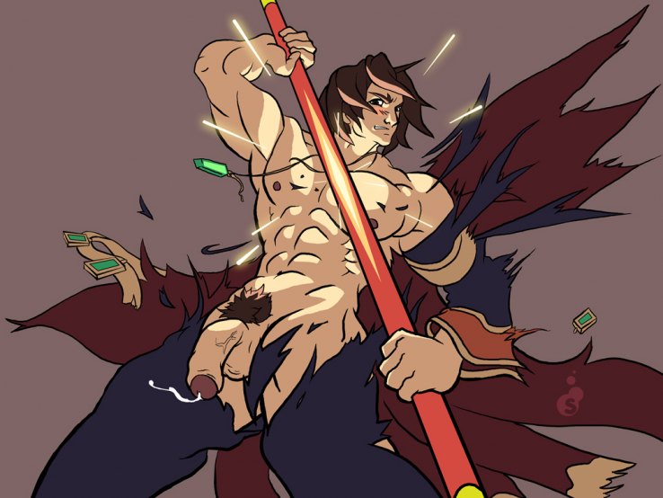 kilik male male_only scent_(artist) solo soul_calibur tagme uncensored wolfscade yaoi