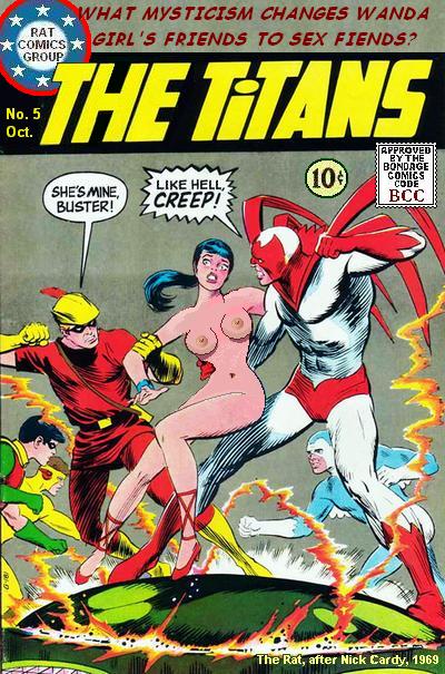 1960s 1969 60s alias_the_rat batman_(series) breasts dc dc_comics dialogue dick_grayson donna_troy dove_(dc) edit female hank_hall hawk hawk_(dc) hawk_and_dove human kid_flash male nick_cardy robin_(dc) robin_(dick_grayson) roy_harper speedy straight_hair teen_titans text the_flash_(series) wally_west wonder_girl wonder_woman_(series)